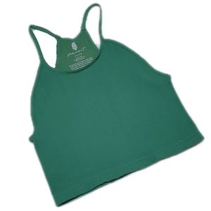 ❗️FP Movement Cropped Run Tank Top Green X-Small/Small